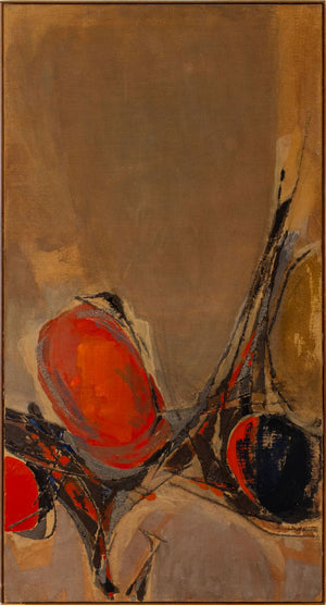 Marc Heine Abstract Composition Mixed Media (9848683331891)