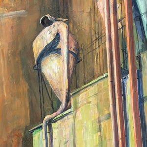 Medrie MachPhee "The Eye of the Harbor" Oil, 1991 (9779175948595)