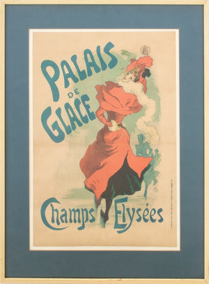 Jules Cheret "Palais de Glace Champ Elysees" Lithograph (9738592813363)