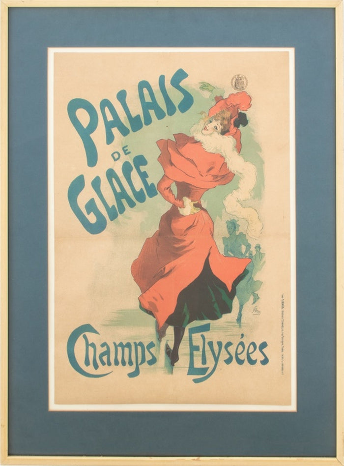 Jules Cheret "Palais de Glace Champ Elysees" Lithograph