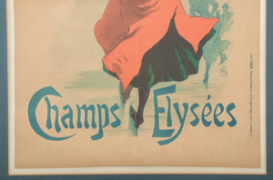 Jules Cheret "Palais de Glace Champ Elysees" Lithograph (9738592813363)