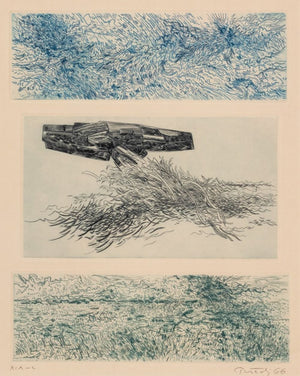 Gabor Peterdi "The Sea Shines" Etching, 1966 (9825463861555)