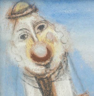 Nahum Tschacbasov Clown Pastel on Paper, 1950 (9736553038131)