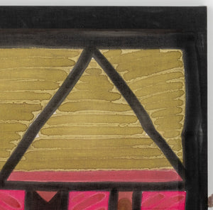 Josy Bora Bora Geometric Abstract Painted Textile (9738719297843)