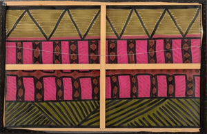 Josy Bora Bora Geometric Abstract Painted Textile (9738719297843)