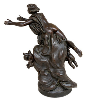 Clodion "Amor" Patinated Bronze Sculpture (9735604404531)