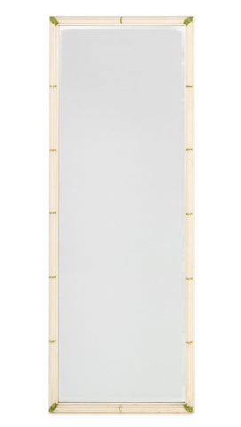 American Faux Bamboo Beveled Full-Length Mirror