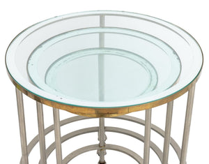 Mid Century Chrome Nesting Tables, 3 (7399899267229)