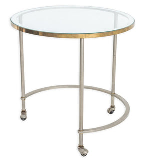 Mid Century Chrome Nesting Tables, 3 (7399899267229)