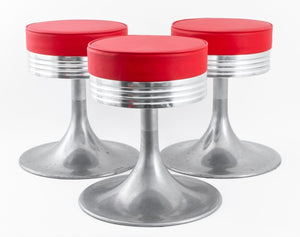 American Industrial Modern Aluminum Stools, 3 (9779238469939)