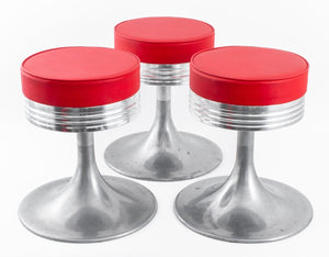 American Industrial Modern Aluminum Stools, 3 (9779238469939)