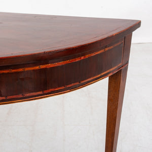 George III Mahogany Demilune Pier Table (9738612343091)