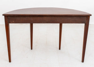 George III Mahogany Demilune Pier Table (9738612343091)
