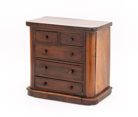 Victorian Mahogany Miniature Chest of Drawers