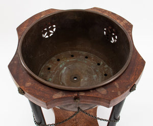 Empire Revival Wood Jardiniere Stand (9752107712819)