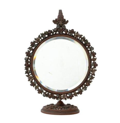 Victorian Cast Iron Vanity Mirror