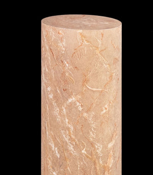 Trompe l'Oeil Marble Painted Wood Pedestals, Pair (9859596845363)