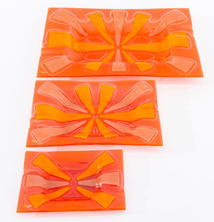 Frances & Michael Higgins Art Glass Trays, 4 (9736794374451)