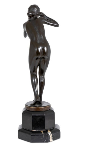 German "The Scream" Patinated Bronze Sculpture (9848696668467)