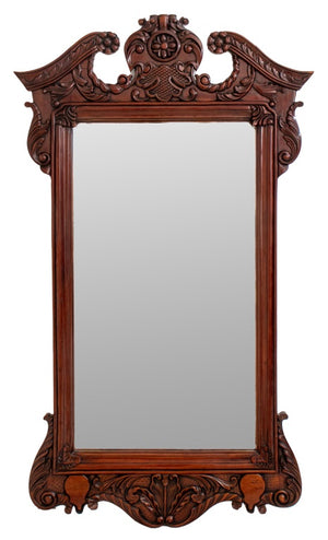 George II Style Mahogany Mirror (9706397466931)
