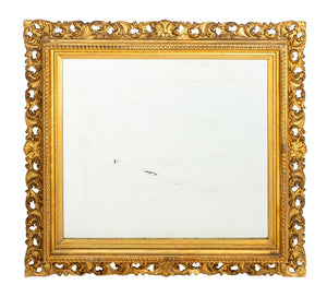 Second Empire Giltwood Rectangular Mirror (9893325537587)