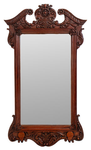 George II Style Mahogany Mirror