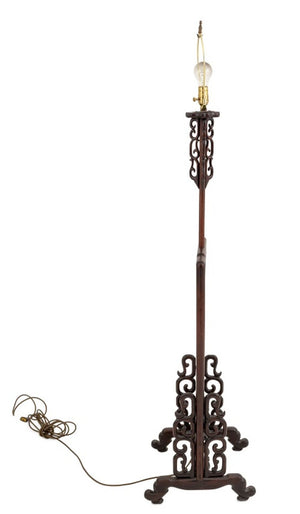 Chinese Hardwood Adjustable Floor Lamp (9767106314547)