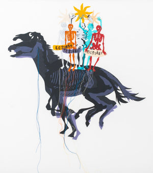 Lesley Dill Ecstasy Skeletons Mixed Media (9898427679027)