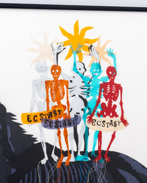 Lesley Dill Ecstasy Skeletons Mixed Media (9898427679027)