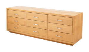 Modern White Oak Chest of Drawers (9860680286515)