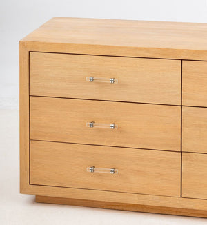 Modern White Oak Chest of Drawers (9860680286515)