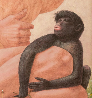 Vincent Smarkusz Mother, Child & Monkeys Tempera (9756127101235)