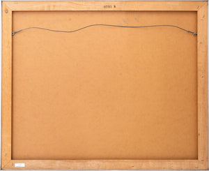 David Lund Abstract Coastal Landscape Pastel, 1972 (9808367911219)