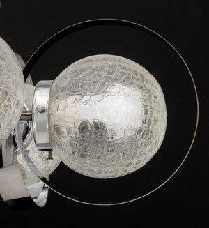 Italian Modern Chrome Ring Chandelier (9816452235571)