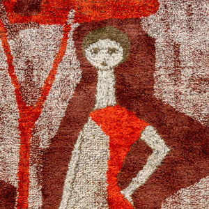 Laszlo Pesci Post-Cubist Silk Blend Tapestry (9893361877299)