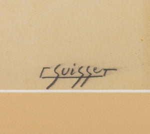 Gaston Suisse "Carpes Ceur" Crayon on Paper (9779288703283)