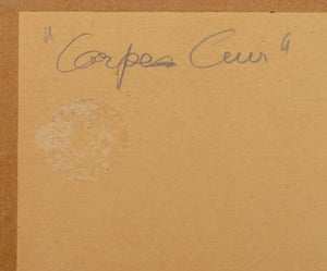 Gaston Suisse "Carpes Ceur" Crayon on Paper (9779288703283)