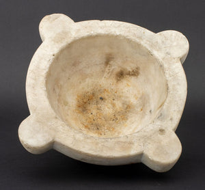 French White Marble Mortar, 18th C. (9779302367539)