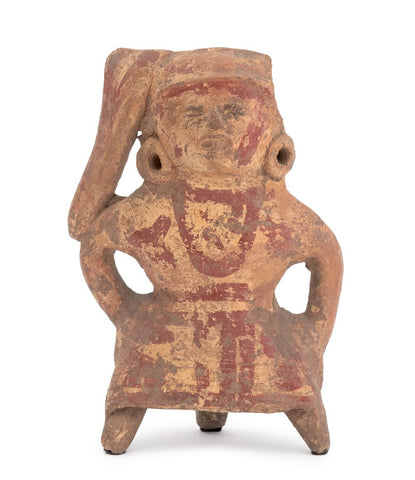 Veracruz Standing Female Figure Pottery Sculpture