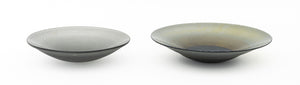 Murano Silver Leaf Smoked Glass Bowls, 2 (9835734073651)