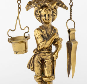 Italian Brass Lucerne Oil Lamps, Pair (9842662342963)