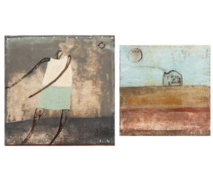 Scott Bergey Abstract Scenes Acrylic on Canvas, 2