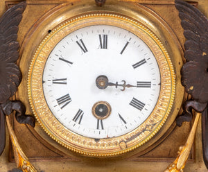Napoleon III Gilt & Patinated Bronze Figural Clock (9735641006387)