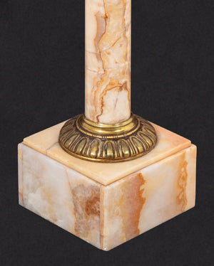 French Gilt Metal Mounted Onyx Pedestal (9808374464819)