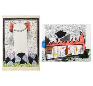 Domenick Capobianco Tower Studies Mixed Media, 2