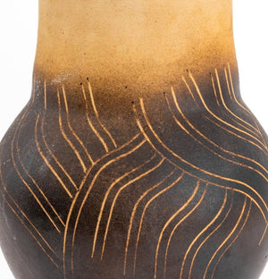 Gallo de Oro Patterned Pottery Vases, Pair (9756136407347)