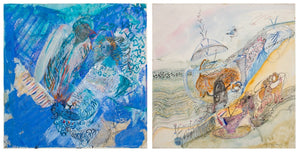 Eva Bouzard-Hui Abstract Compositions Acrylic, 2 (9742261551411)