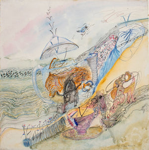 Eva Bouzard-Hui Abstract Compositions Acrylic, 2 (9742261551411)