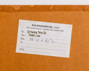 Eva Bouzard-Hui "Panda Love" Mixed Media (9896541913395)