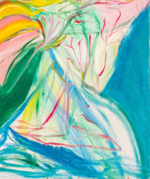 Eva Bouzard-Hui "Lady with Tea Pot" Oil on Canvas (9742264664371)